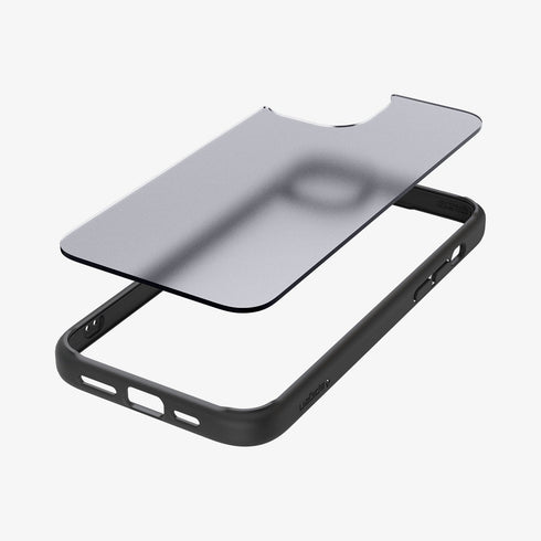 ACS06567 - iPhone 15 Pro Max Case Ultra Hybrid in frost clear showing the back